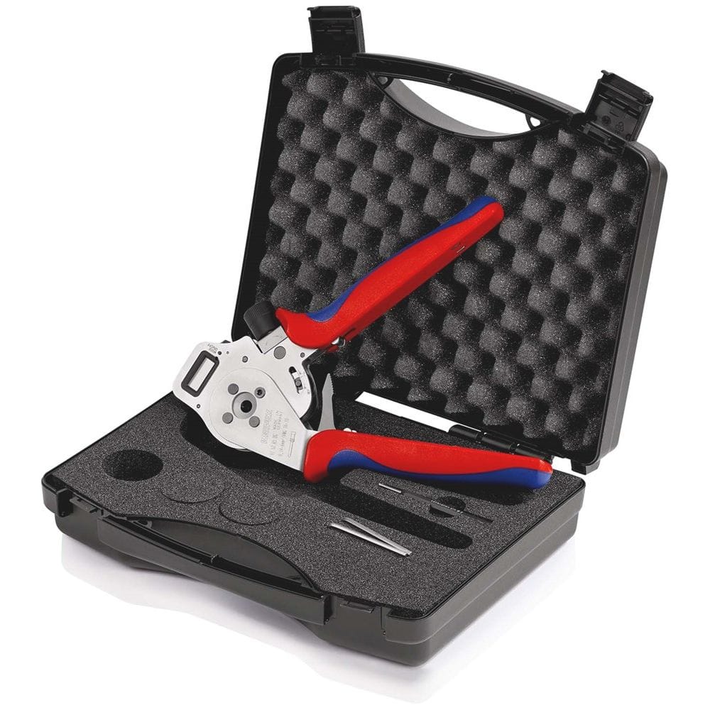 KNIPEX 97 52 65 DG Vierdoornkrimptang voor gedraaide contacten met meer-componentengrepen verchroomd-2
