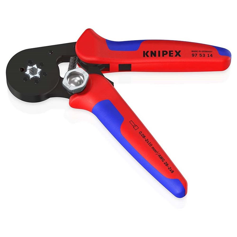 KNIPEX 97 53 14 SB Zelfinstellende krimptang voor adereindhulzen met zij-invoering met meer-componen-2