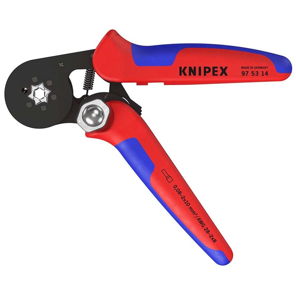 KNIPEX 97 53 14 SB Zelfinstellende krimptang voor adereindhulzen met zij-invoering met meer-componen-3