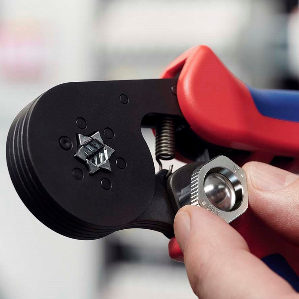 KNIPEX 97 53 14 SB Zelfinstellende krimptang voor adereindhulzen met zij-invoering met meer-componen-5