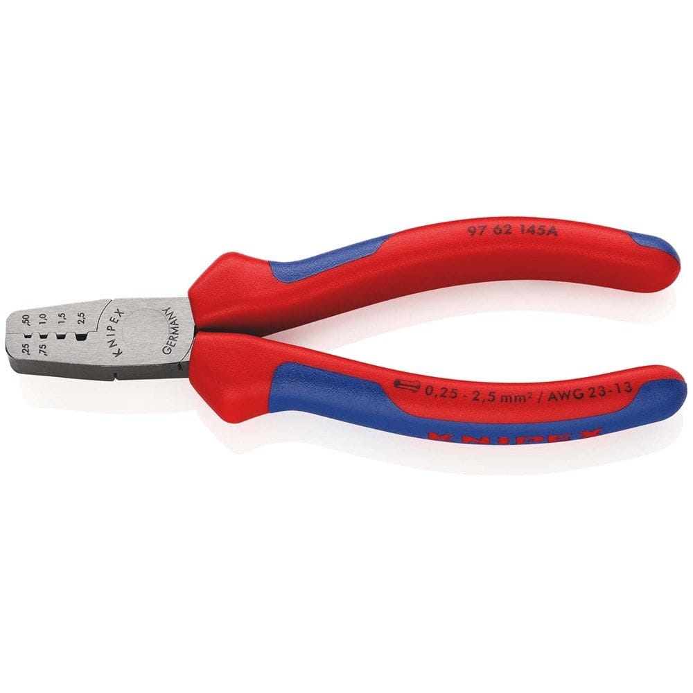 KNIPEX 97 62 145 A Krimptang voor adereindhulzen met meer-componentengrepen 145 mm-0