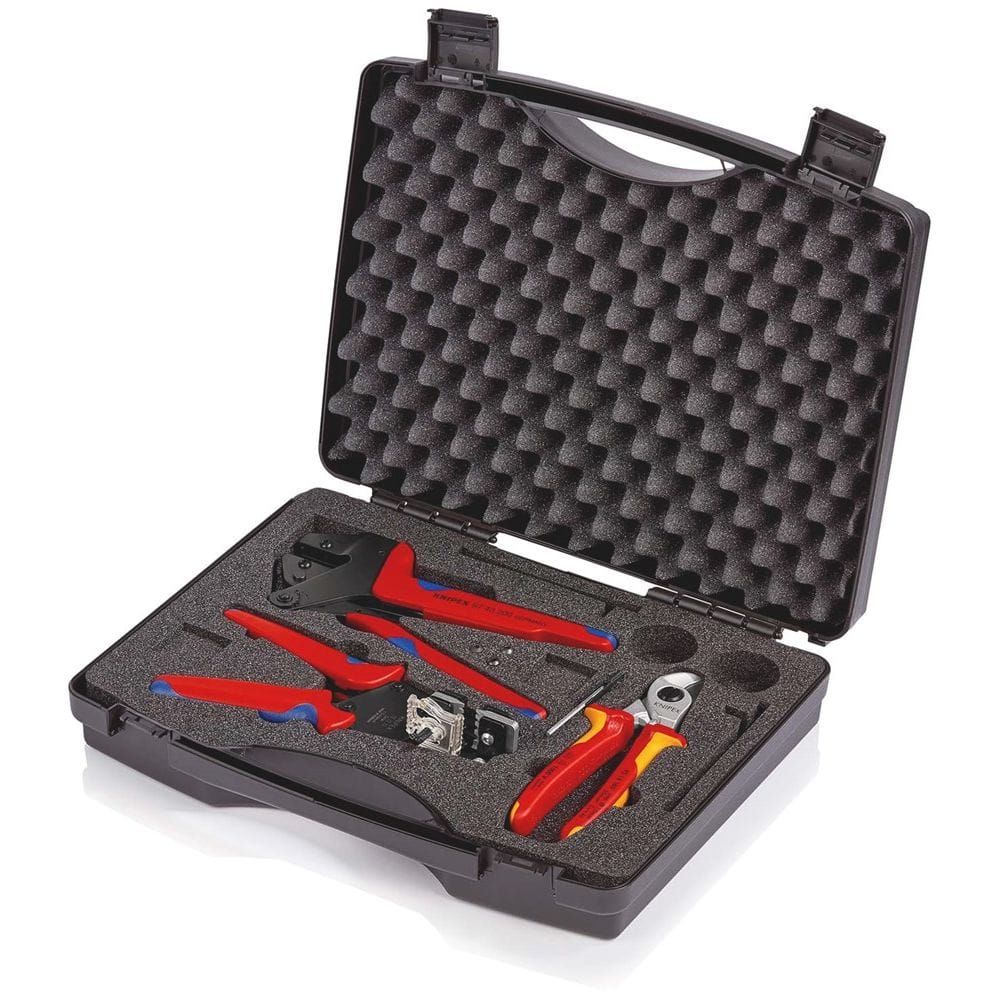 KNIPEX 97 91 01 Gereedschapskoffer voor fotovoltaïek 1 x 12 12 11, 1 x 95 16 165, 1 x 97 43 200-0