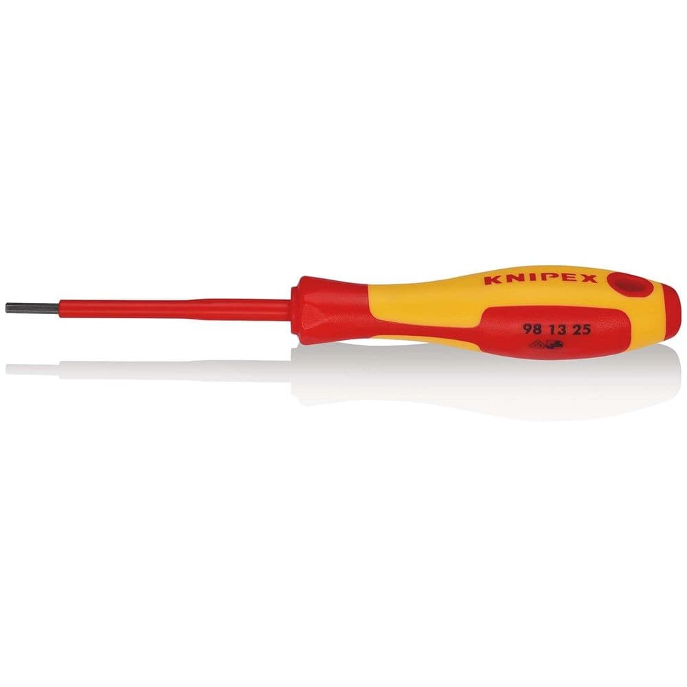 KNIPEX 98 13 25 Schroevendraaier voor binnenzeskantschroeven geïsoleerde meercomponenten-greep, VDE--0