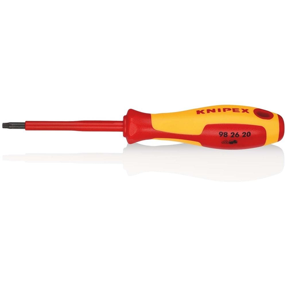 KNIPEX 98 26 20 Schroevendraaiers voor Torx® schroeven geïsoleerde meercomponenten-greep, VDE-getest-0