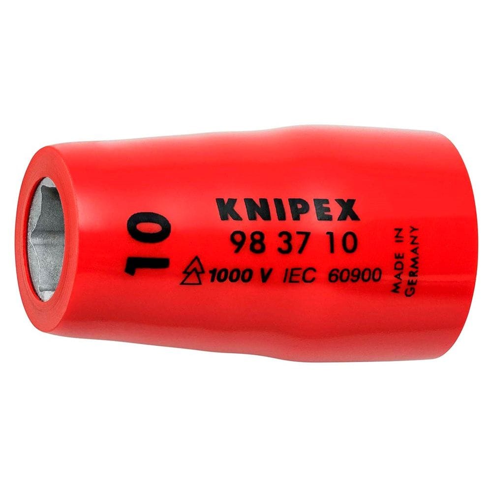 KNIPEX 98 37 10 Steeksleutelinzetstuk voor zeskantschroeven met binnenvierkant 3/8" 42 mm-0