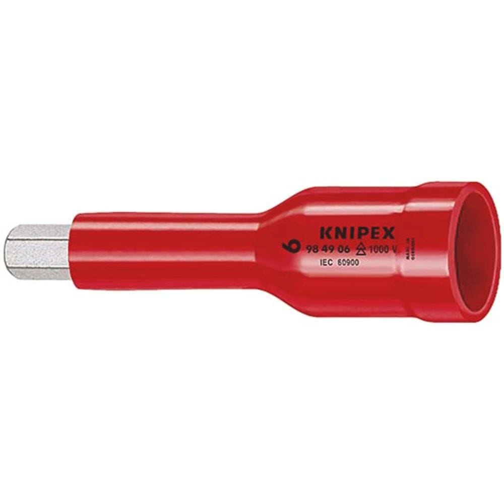 KNIPEX 98 49 06 Dop voor ratel, voor binnenzeskantschroeven met binnenvierkant 1/2" 75 mm-0