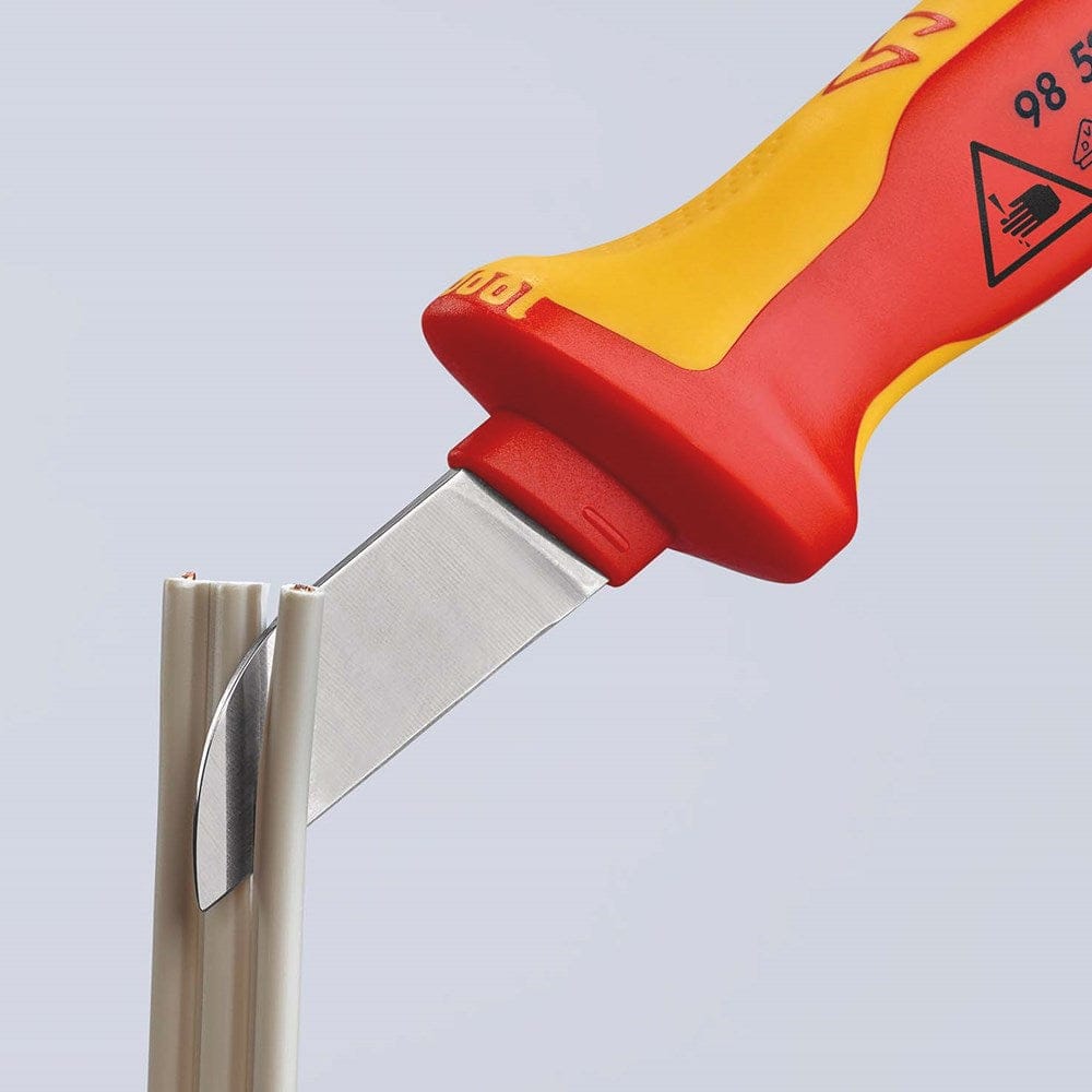 KNIPEX 98 52 Kabelmes geïsoleerde meercomponenten-greep, VDE-getest 190 mm-4
