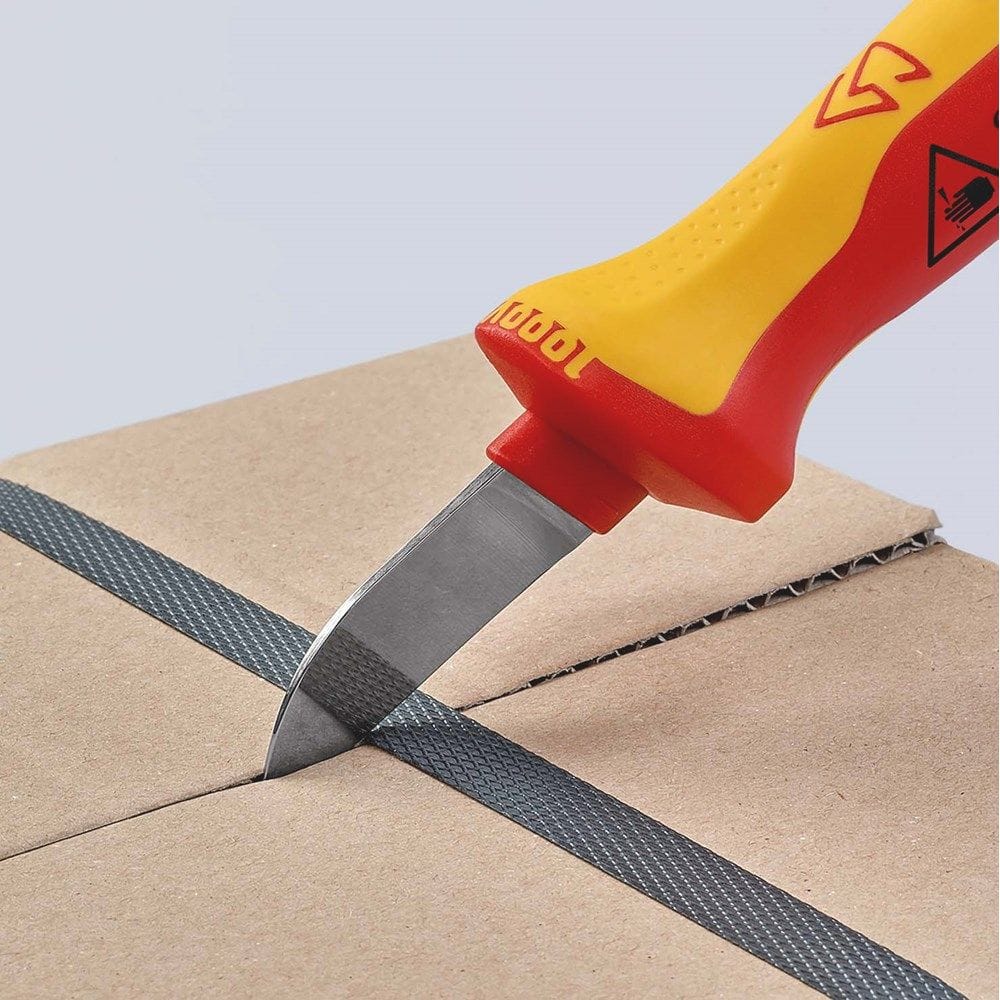 KNIPEX 98 52 Kabelmes geïsoleerde meercomponenten-greep, VDE-getest 190 mm-6