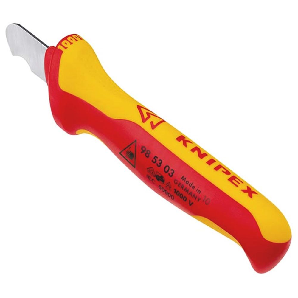 KNIPEX 98 53 03 Ontmantelingsmes geïsoleerde meercomponenten-greep, VDE-getest 170 mm-2