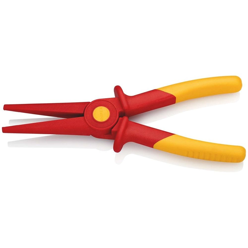 KNIPEX 98 62 02 Platspitse tang van kunstsof isolerend met zone uit zachte kunststof voor een zekere-2