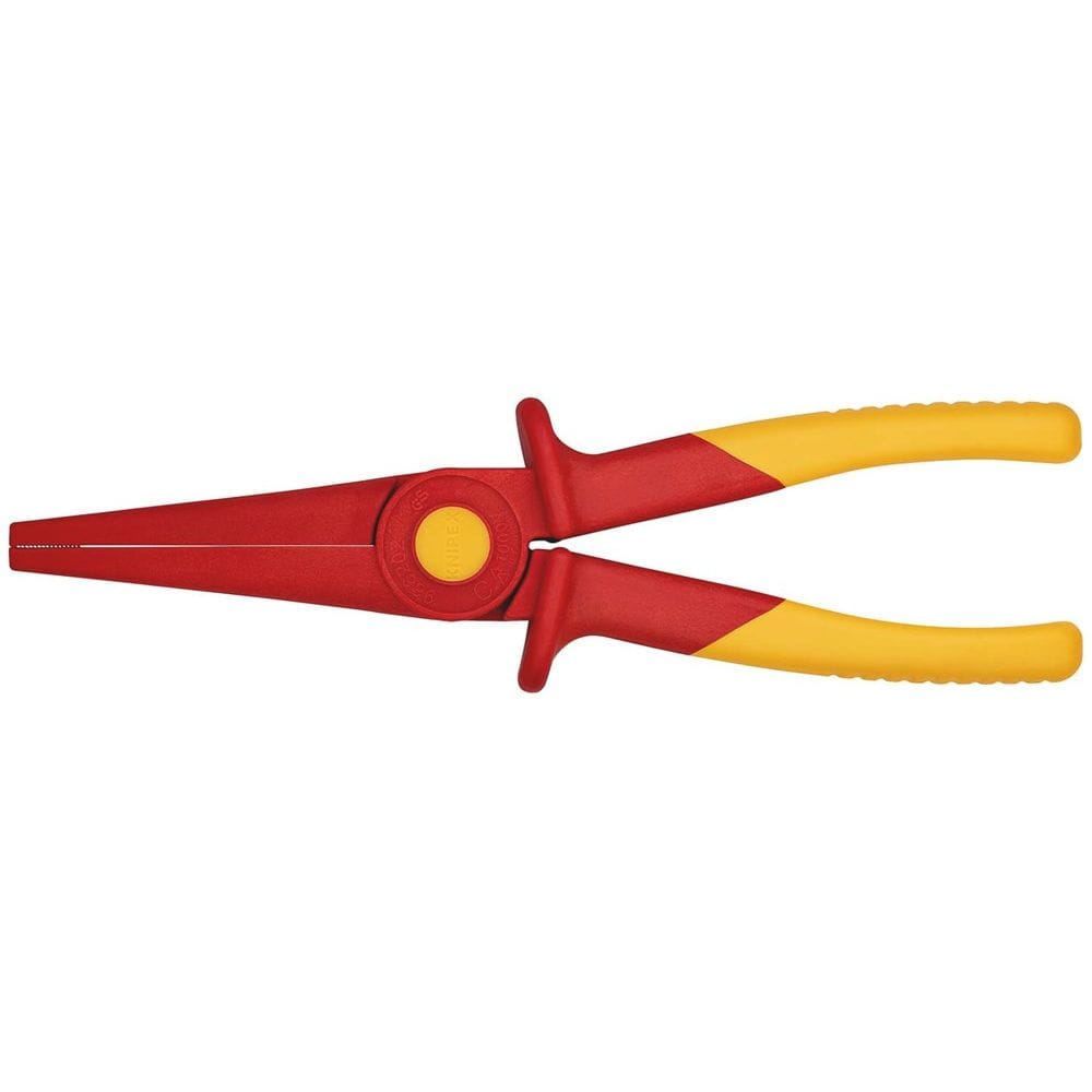 KNIPEX 98 62 02 Platspitse tang van kunstsof isolerend met zone uit zachte kunststof voor een zekere-0