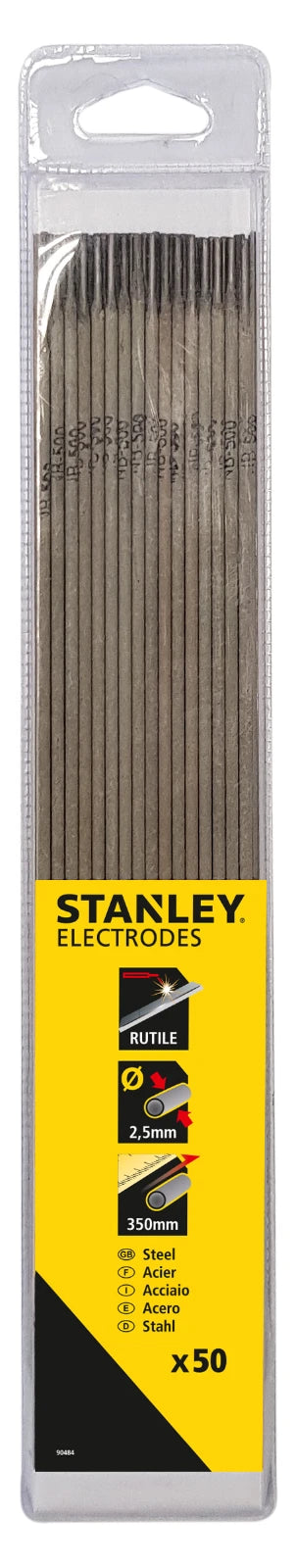 Stanley Laselektroden Rutile 350x2,50 mm (50 stuks)
