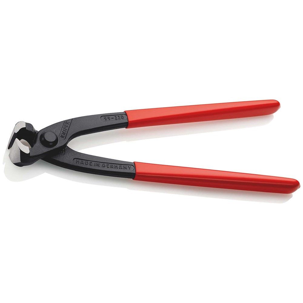 KNIPEX 99 01 220 Moniertang (rabitz- en vlechtertang) met kunststof bekleed zwart geatramenteerd 220-2