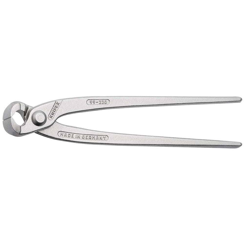 KNIPEX 99 04 220 Moniertang (rabitz- en vlechtertang) glans verzinkt 220 mm-0