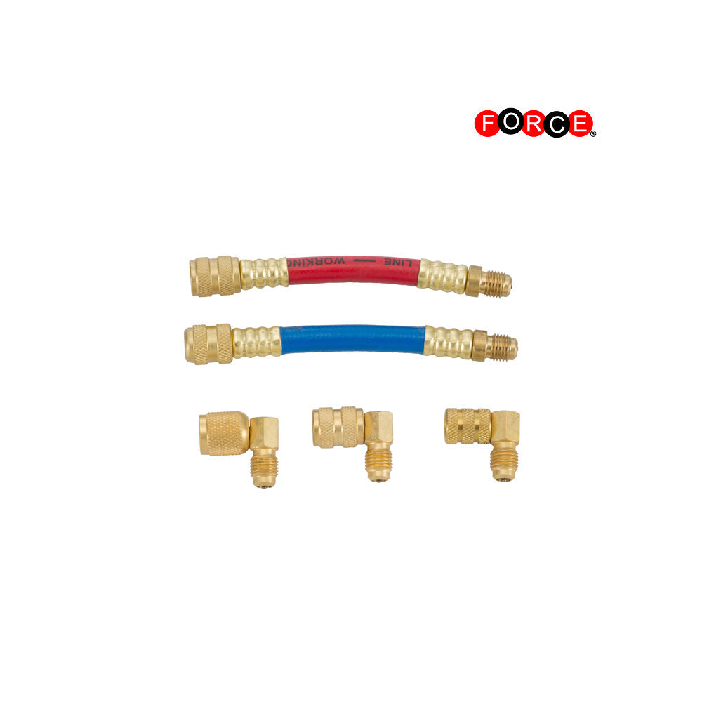 5-delige auto-airco-draaiadapterset