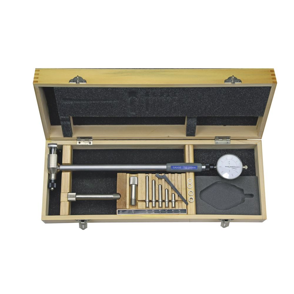 Binnenmicrometer 100-300mm met klok, meetdiepte 250mm-1