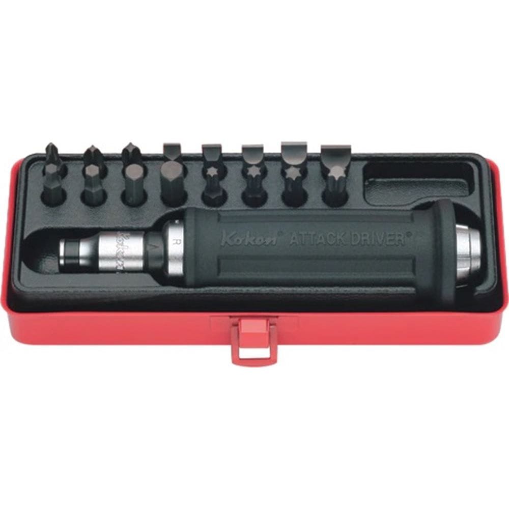 1/2" slagschroevendraaierset in cassette plat, phillips, hex en torx-bits-0
