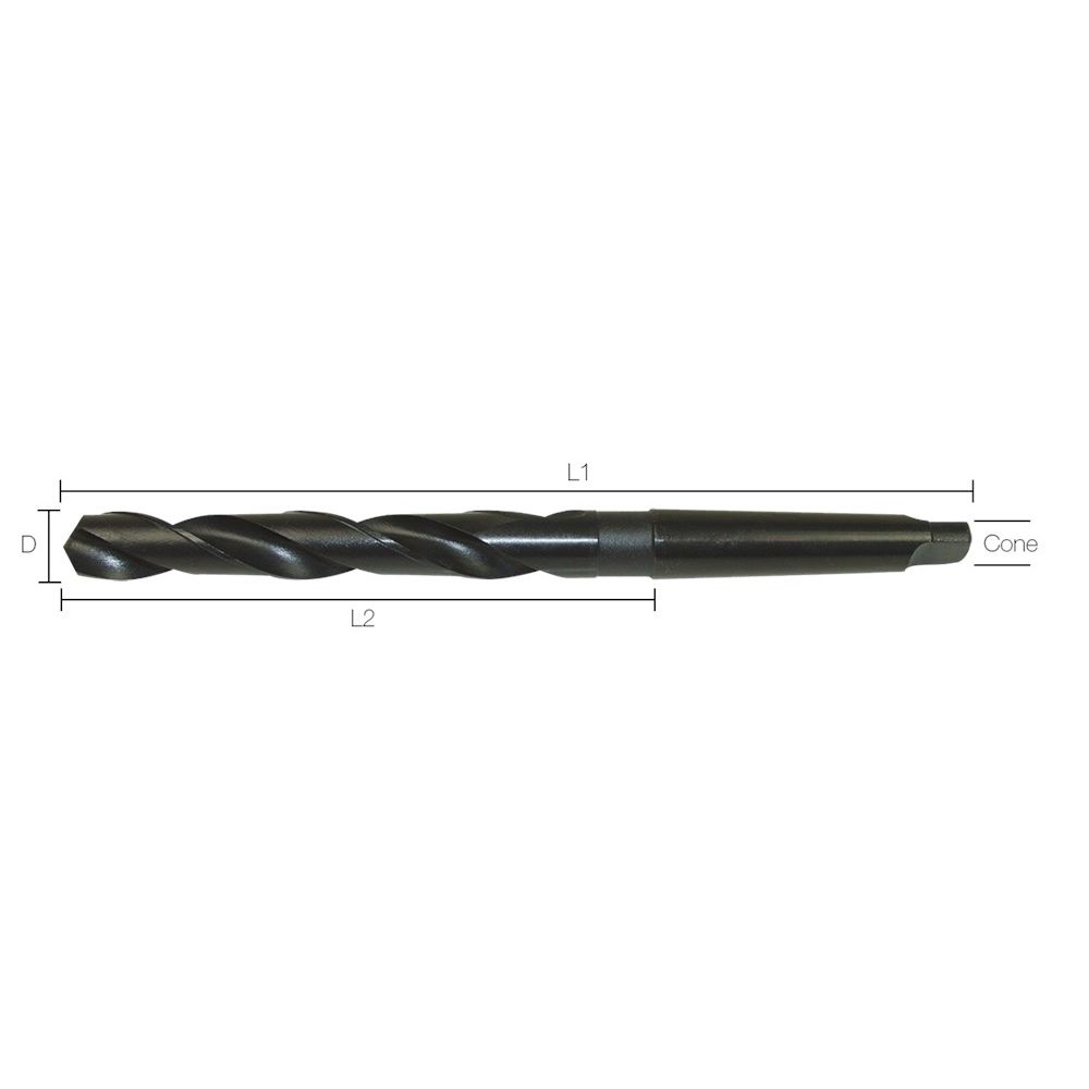 Labor Metaalboor DIN345 HSS-R Rolgewalst MK4 33.5mm 1KO-2
