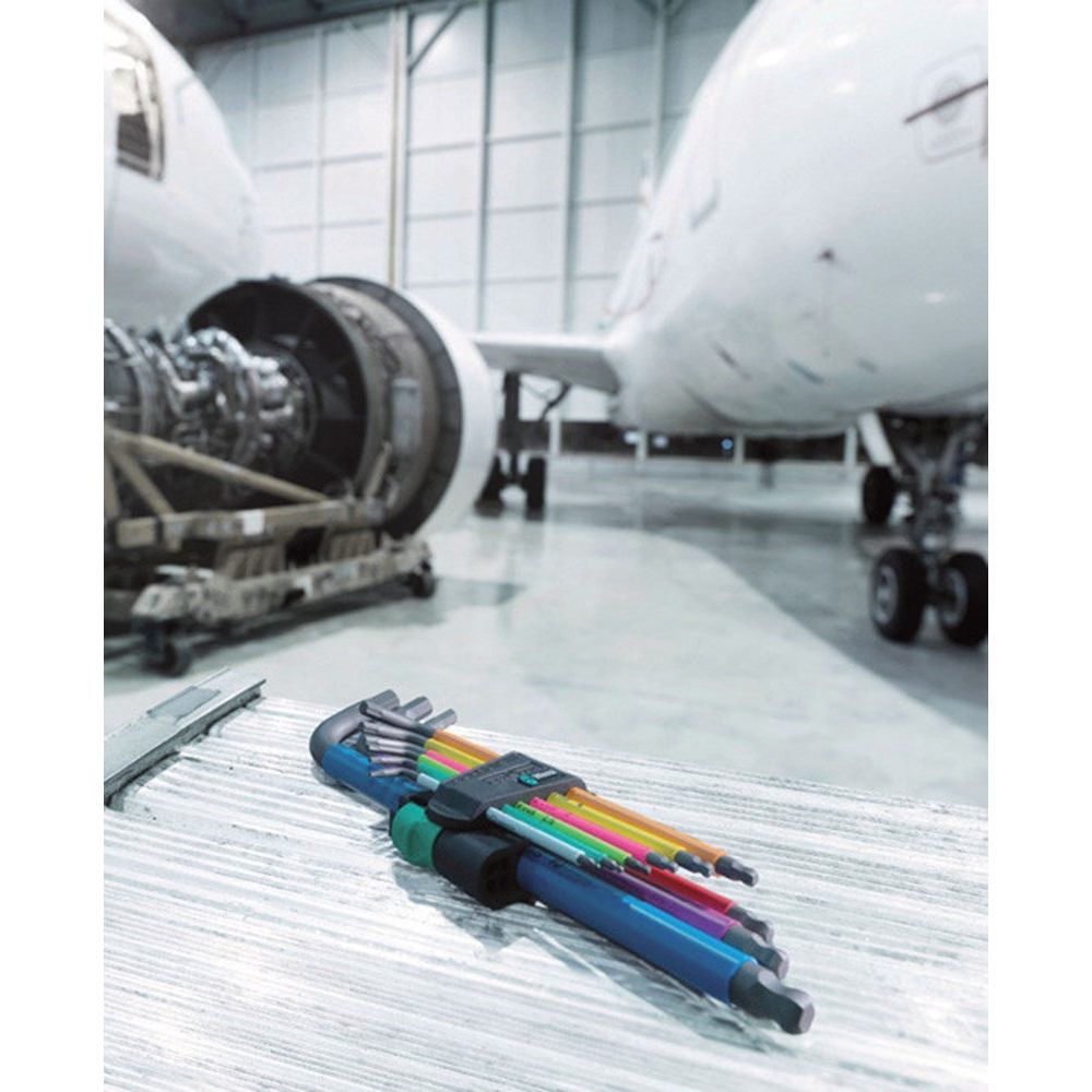 950/9 HEX-PLUS MULTICOLOUR HF 1 STIFTSLEUTELSET, METRISCH, BLACKLASER, MET VASTHOUDFUNCTIE, 9-DELIG-4