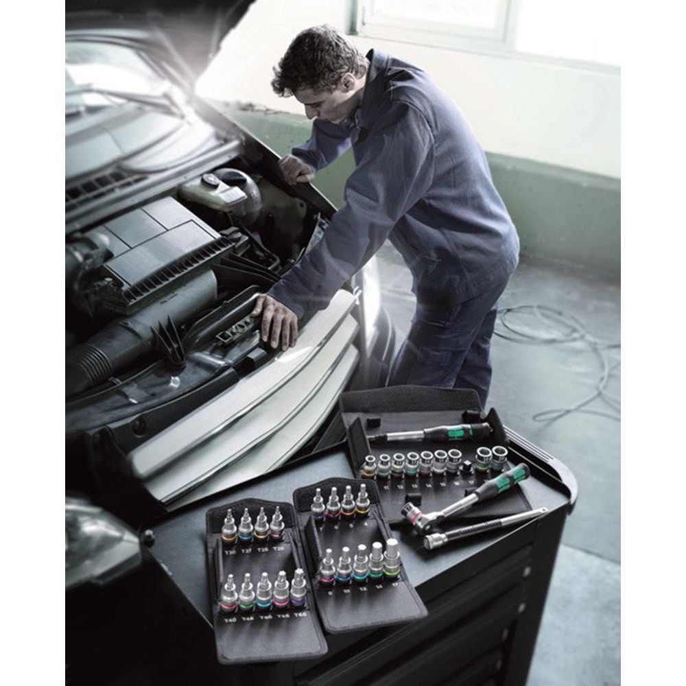 8740 C HF 1 ZYKLOP BINNENZESKANT BIT-DOPPEN-SET, MET VASTHOUDFUNCTIE, 9 -DELIG-2