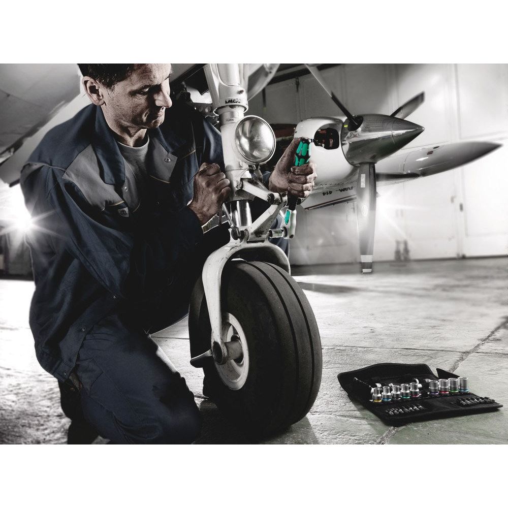 8100 SA ALL-IN ZYKLOP SPEED-RATELSET, 1/4"-AANDRIJVING, MET VASTHOUDFUNCTIE, METRISCH, 42-DELIG-2