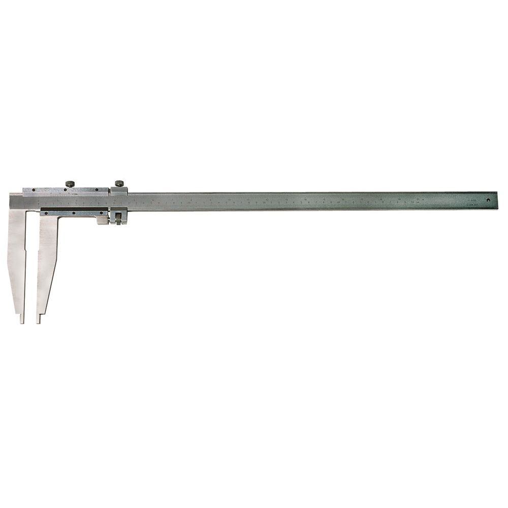 Werkplaatsschuifm. 500x150mm (geen RVS) fijn-inst. afl. 1/20" of 1/50" z/punten-0