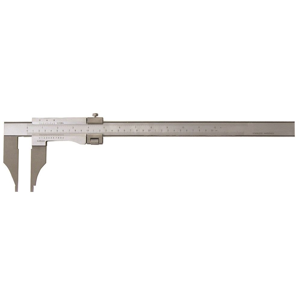 Werkplaats schuifmaat 250x80mm aflez. 1/50+1/1000" met fijn-instelling-1