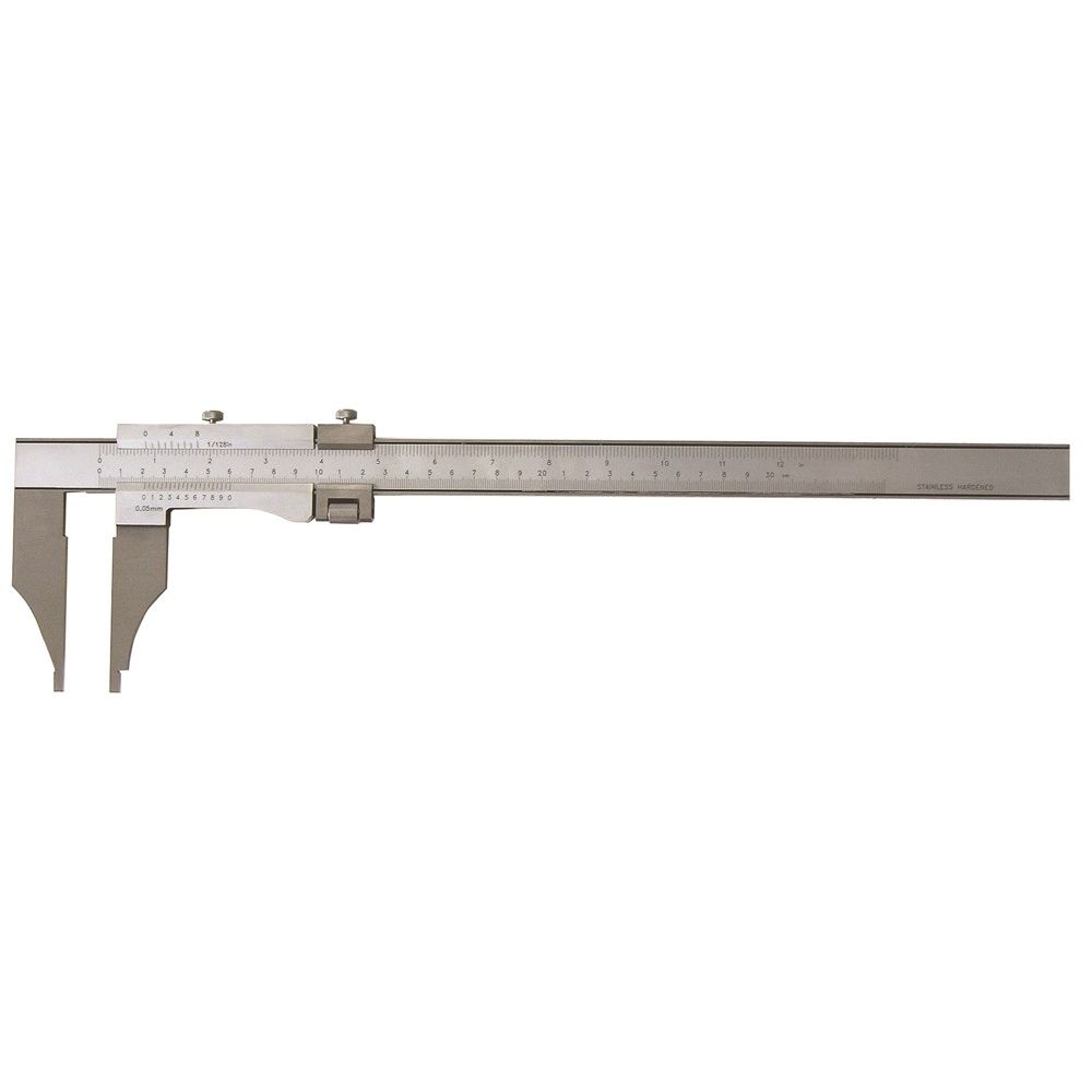 Werkplaats schuifmaat 300x150mm RVS, zonder punten, fijninstelling-1