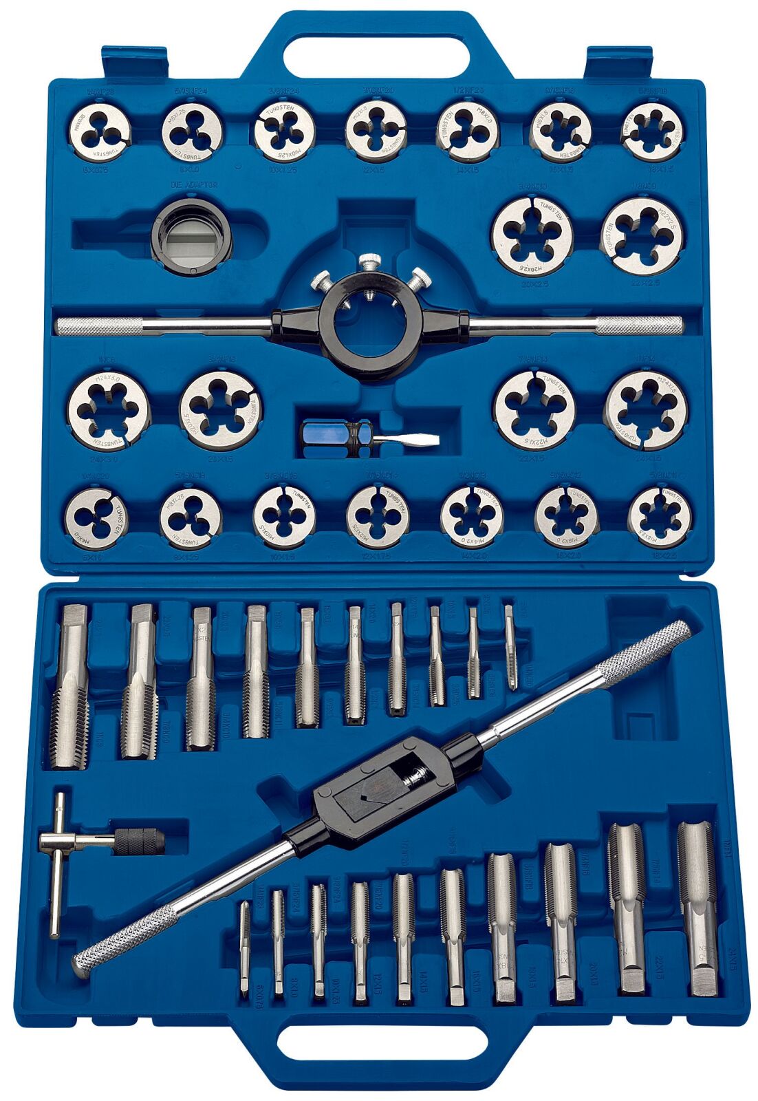 Draper draadsnijset M6–M24, 45-delig