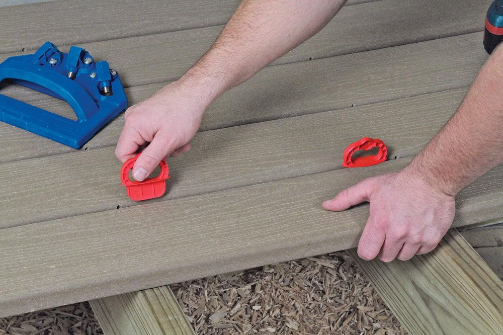 DECK JIG afstandhouders verkrijgbaar in 6 mm. Set van 12