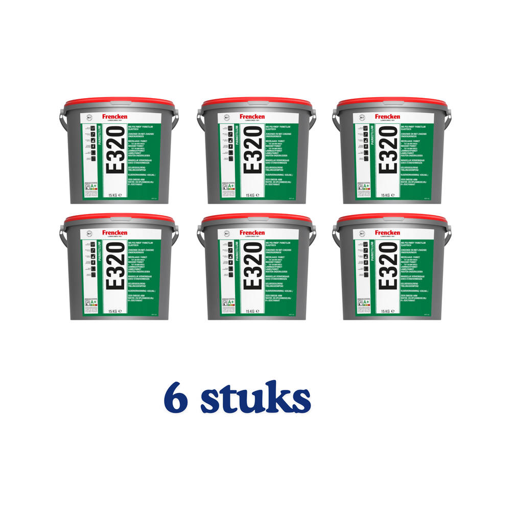 E320 – Lijm voor houten vloeren Emmer 15 kg (6 EMMERS)