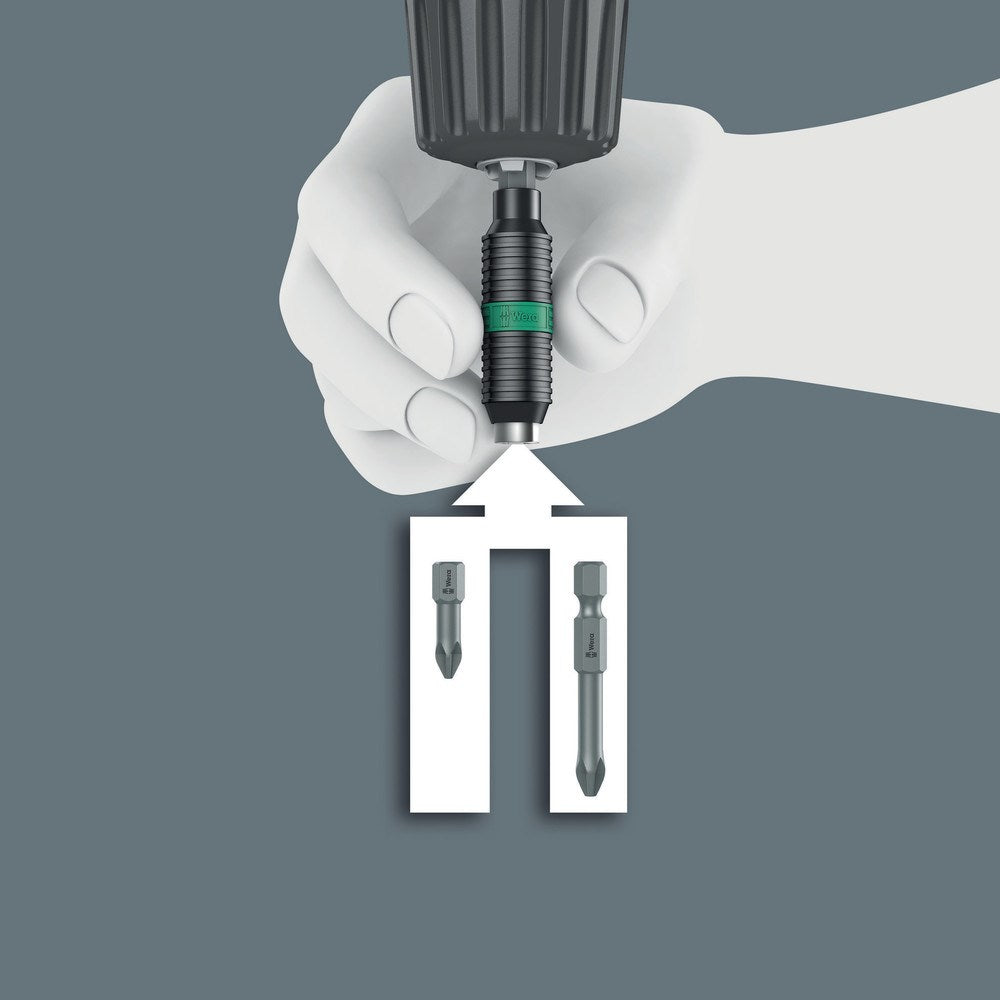 897/4 R UNIVERSELE BITHOUDER RAPIDAPTOR BITORSION, 1/4 DUIM X 75 MM X 1/4 DUIM-5