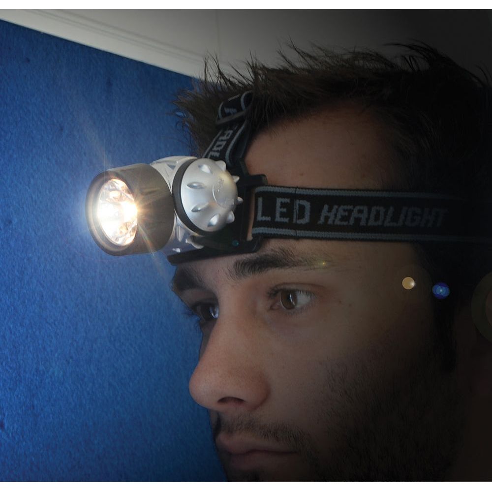 Silverline - LED krypton hoofdlamp 6 LED