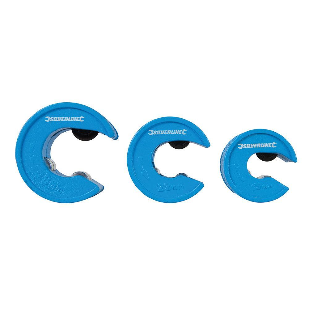 Silverline - Reserve pijpsnijder wiel, 3 pk. 15, 22 en 28 mm
