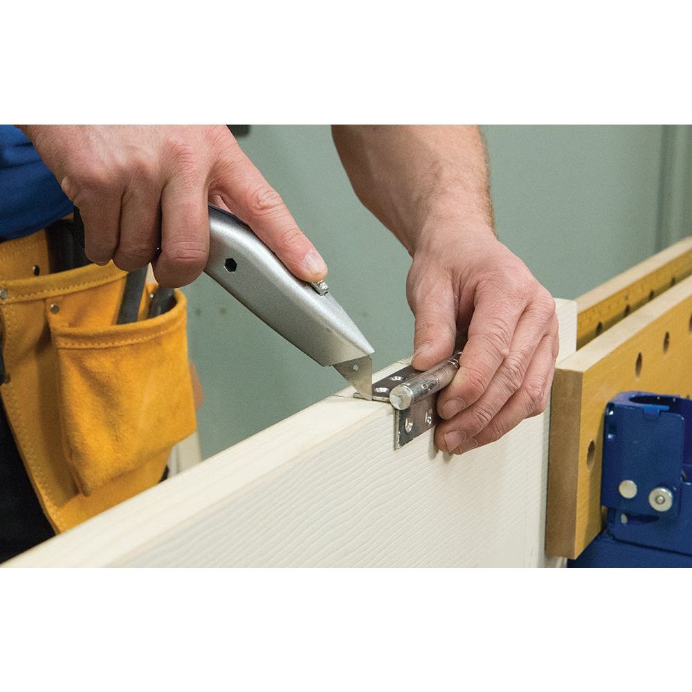 Silverline - Gevormd intrekbaar mes 180 mm