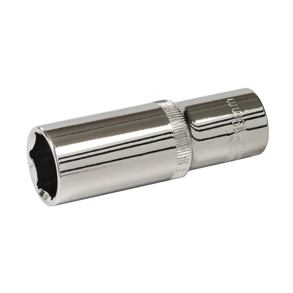 Silverline - Diepe zeskantige 1/2" metrische dop 19mm