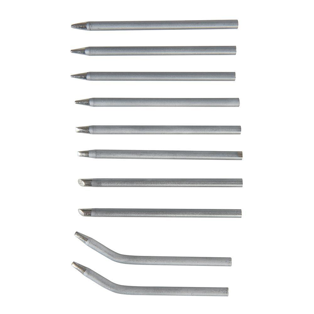 Silverline - 10-delige soldeerpuntenset 15 & 25 W