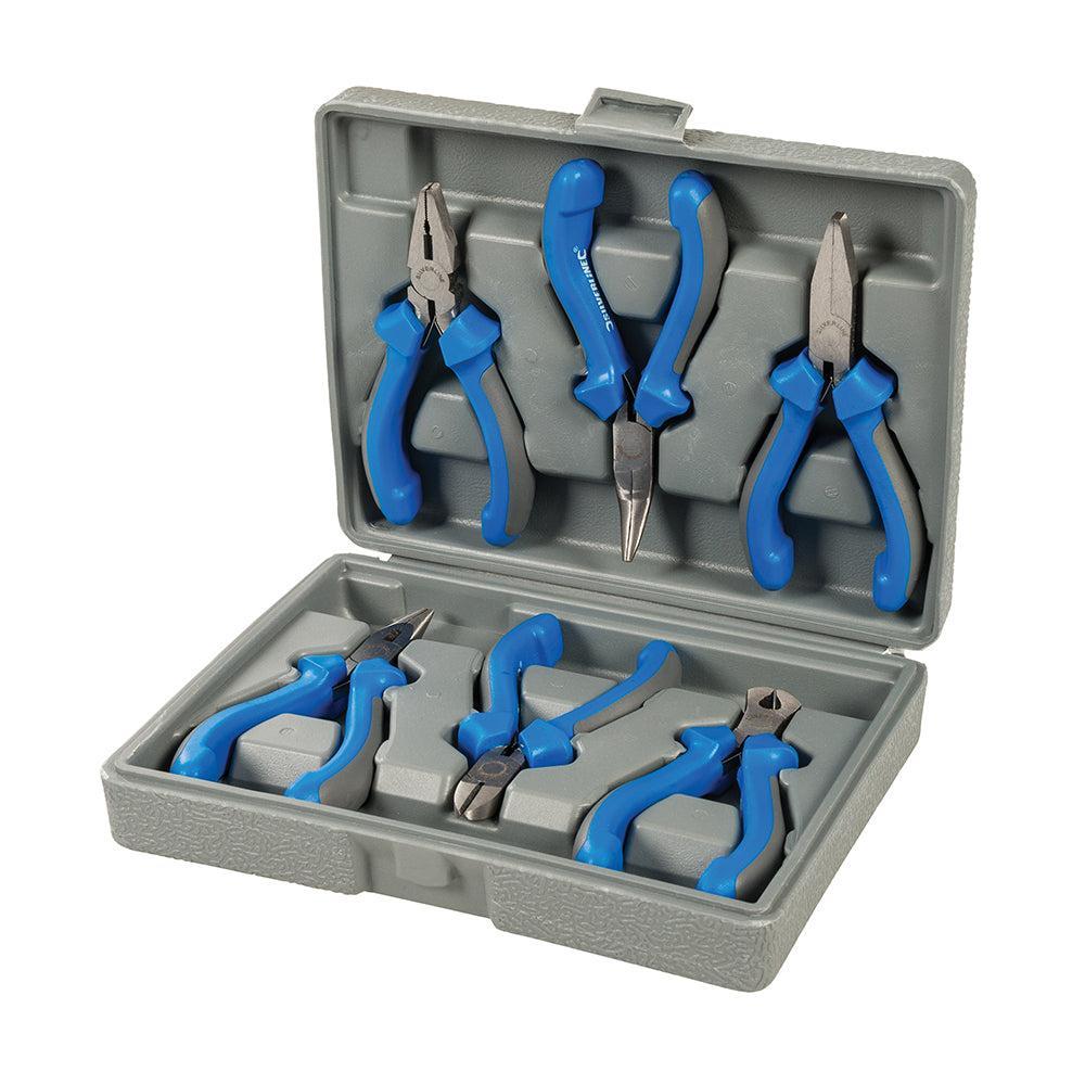 Silverline - 6-delige mini tangen set