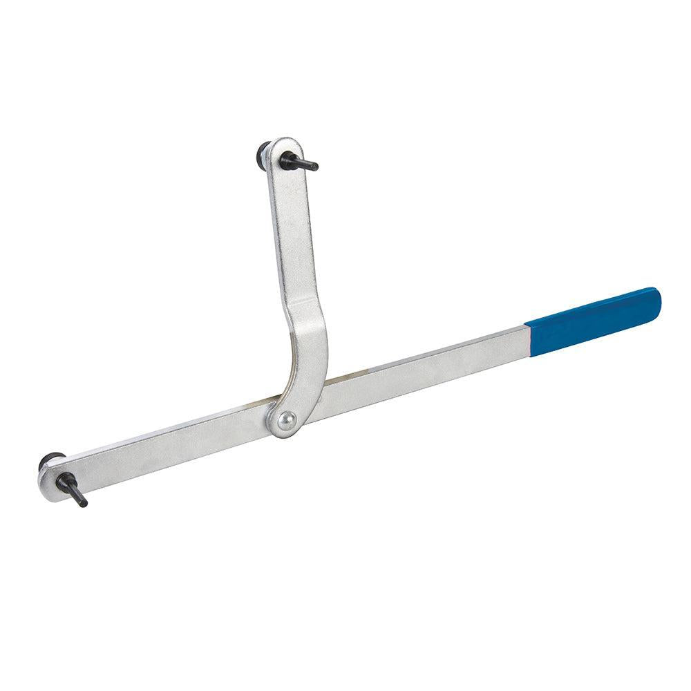 Silverline - 11-delige universele poeliehouder & ventilatorset 6-16 mm