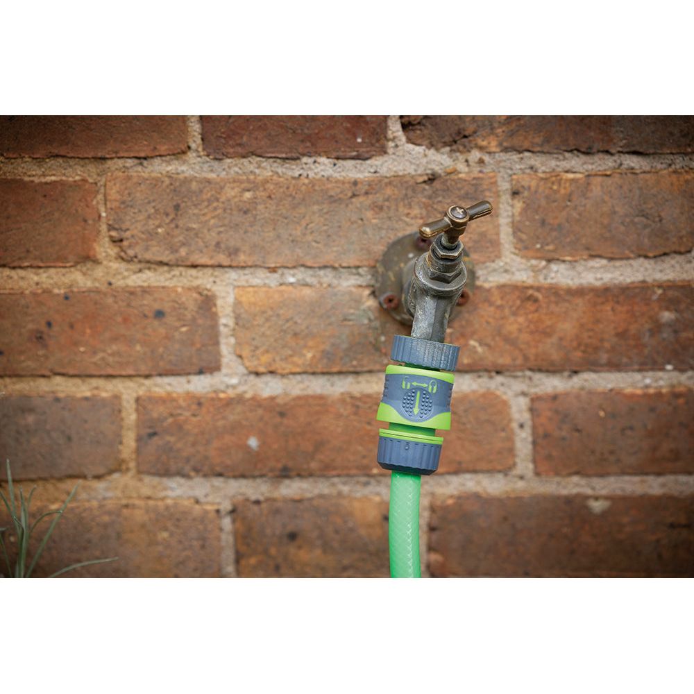 Silverline - Soft-grip slang snelkoppeling 1/2", vrouwelijk