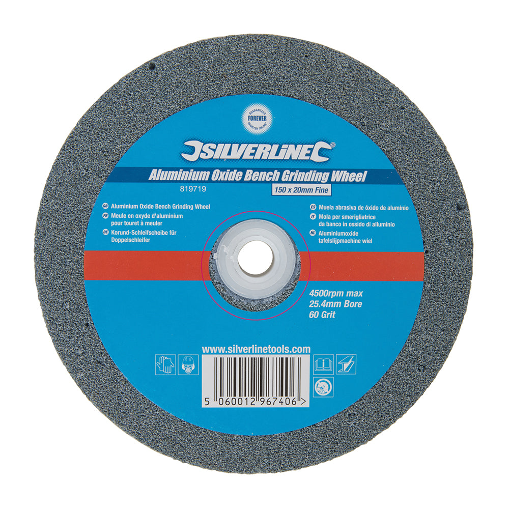 Silverline - Aluminiumoxide tafelslijpmachinewiel-2