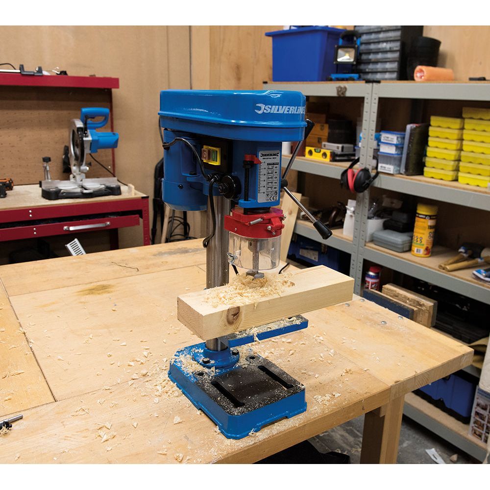 Silverline - 350 W Kolomboormachine