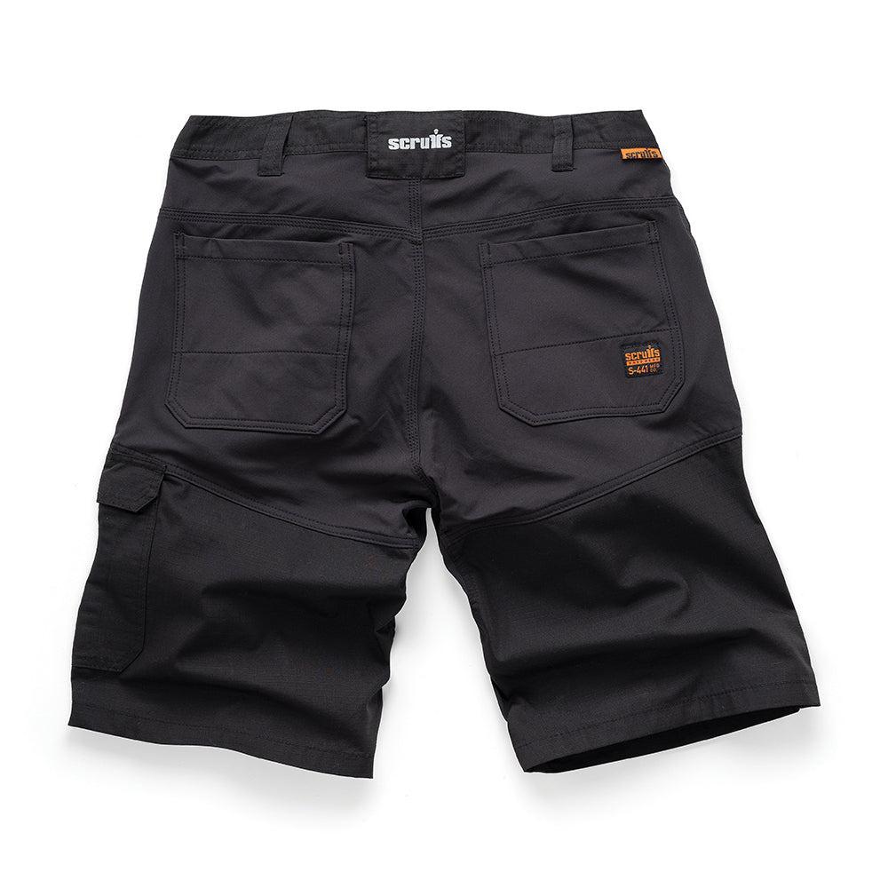 Scruffs - Trade Flex werkshorts, zwart Maat 42