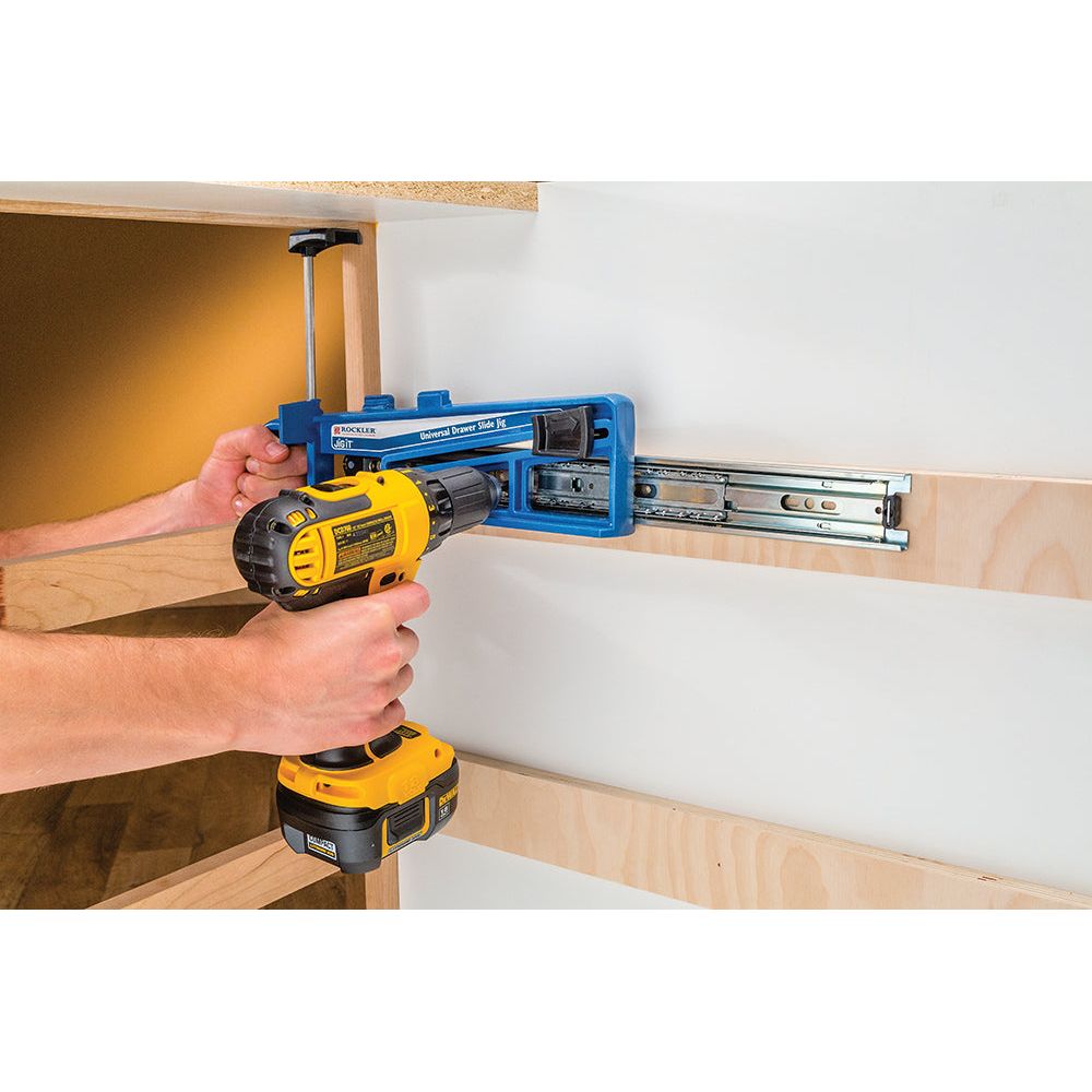 Rockler - Ladegeleider boormal 44 mm (1-3/4")