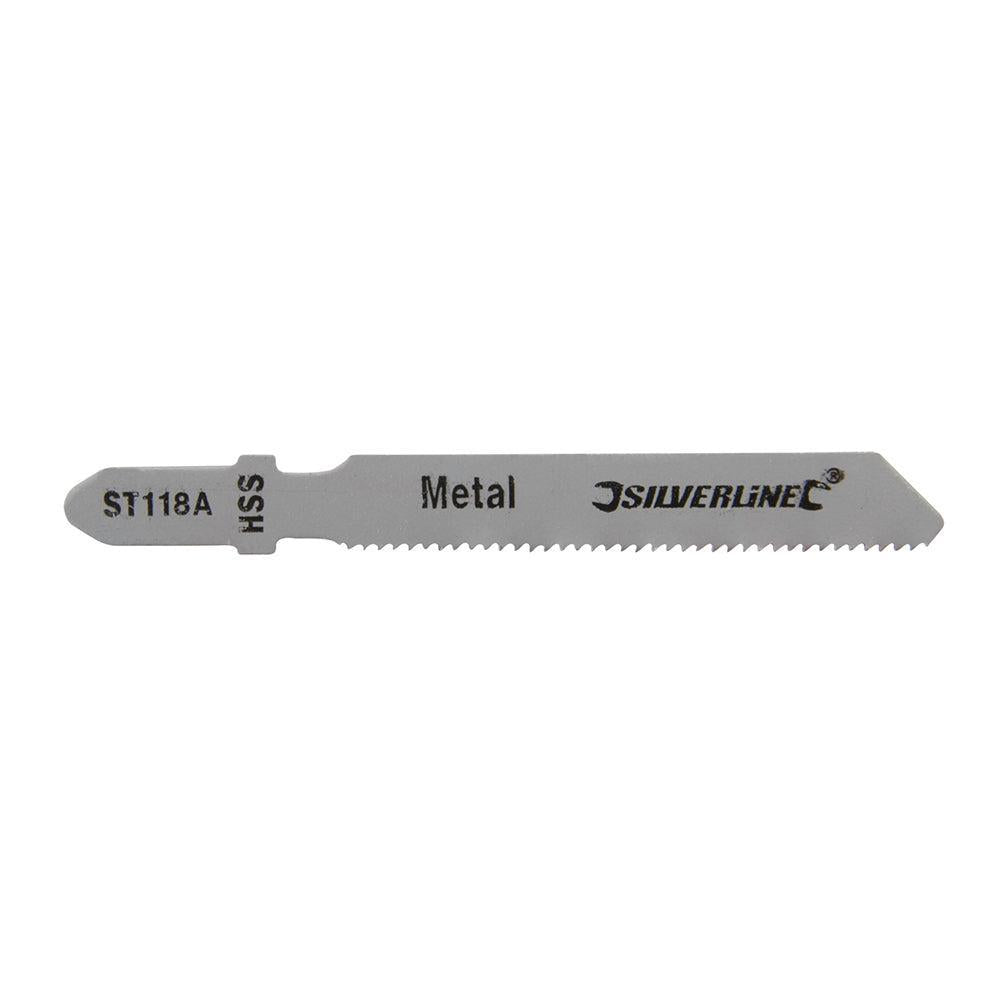 Silverline - Decoupeerzaagbladen voor metaal, 5 pk. ST118A
