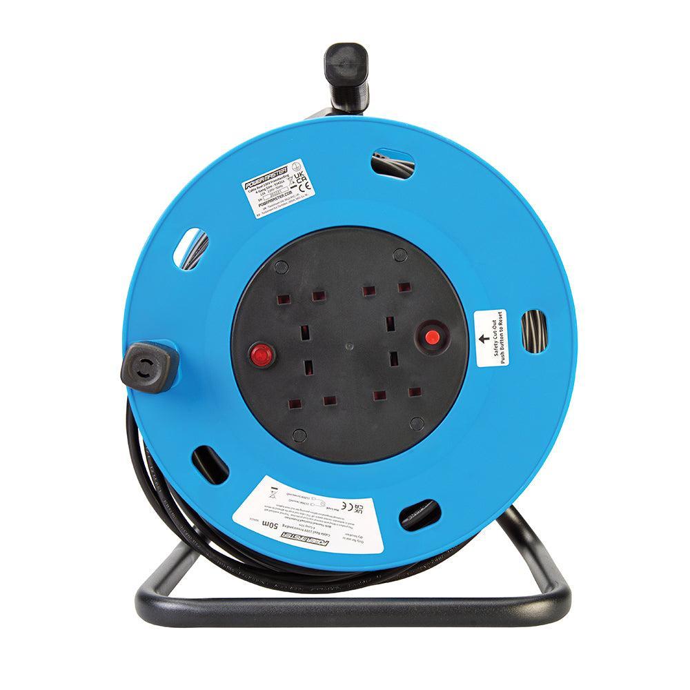 Powermaster - Vrijstaande kabelhaspel 13 A, 230 V