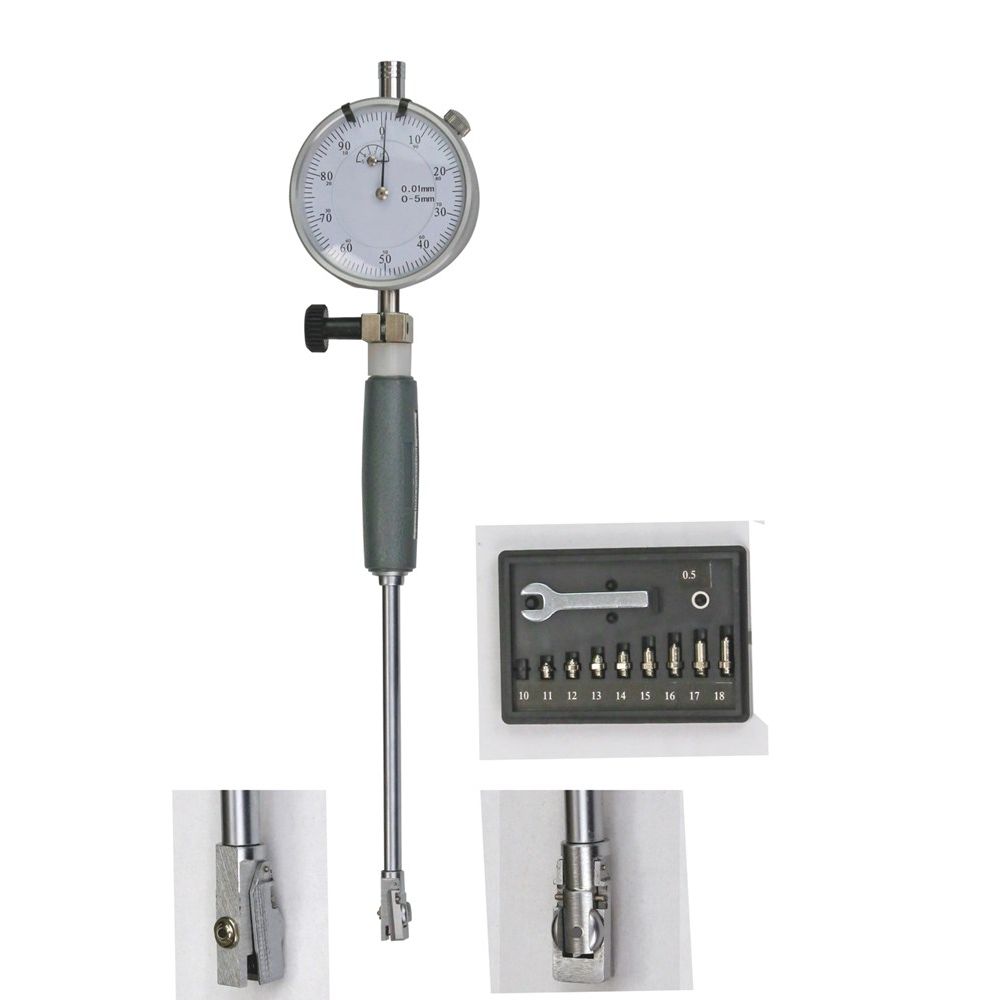 Binnenmicrometer met klok 10-18mm, HM meetkop-0