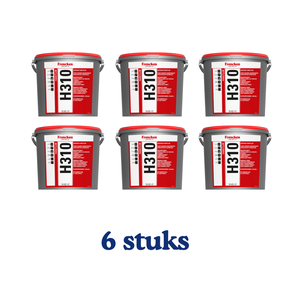 H310 – Lijm voor houten vloeren Emmer 15 kg (6 EMMERS)