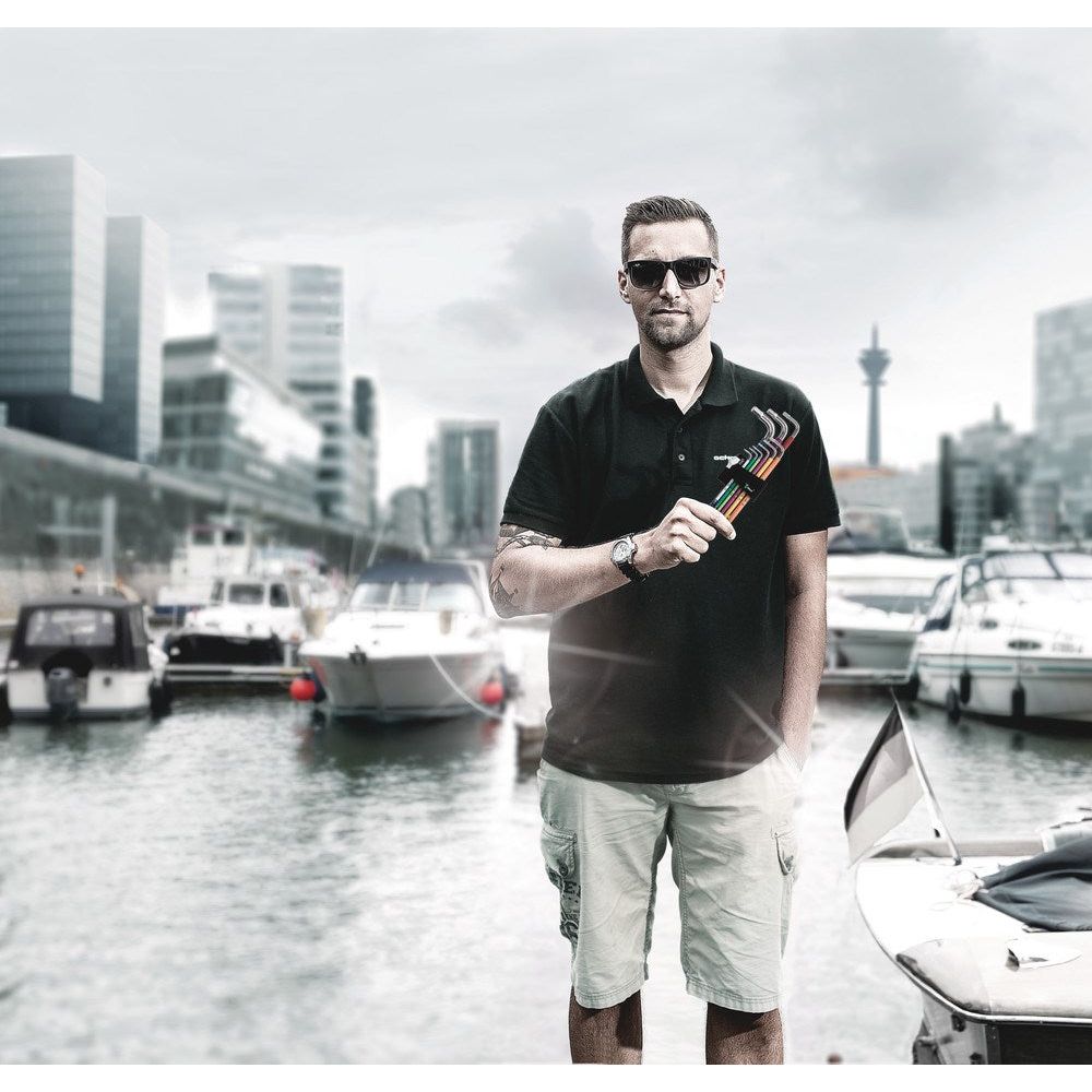 950 PKL STIFTSLEUTEL, METRISCH, VERCHROOMD, HEX-PLUS, 5.0 MM-3