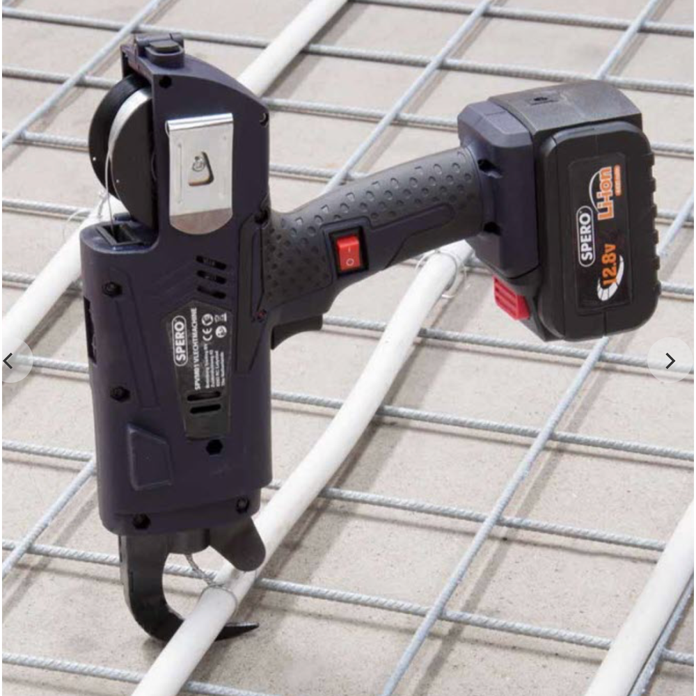 Haakneus accu vlechtmachine TBV Vloerverwarming incl. 2x Li-ion accus, lader, accu-extender, tang & koffer SPVM01B